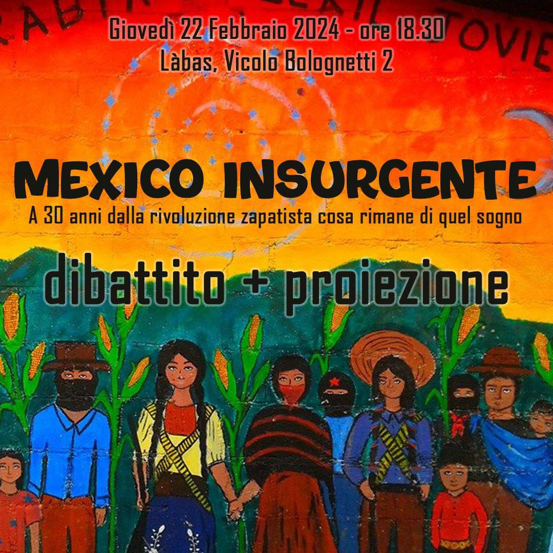 MEXICO INSURGENTE - dibattito e proiezione
