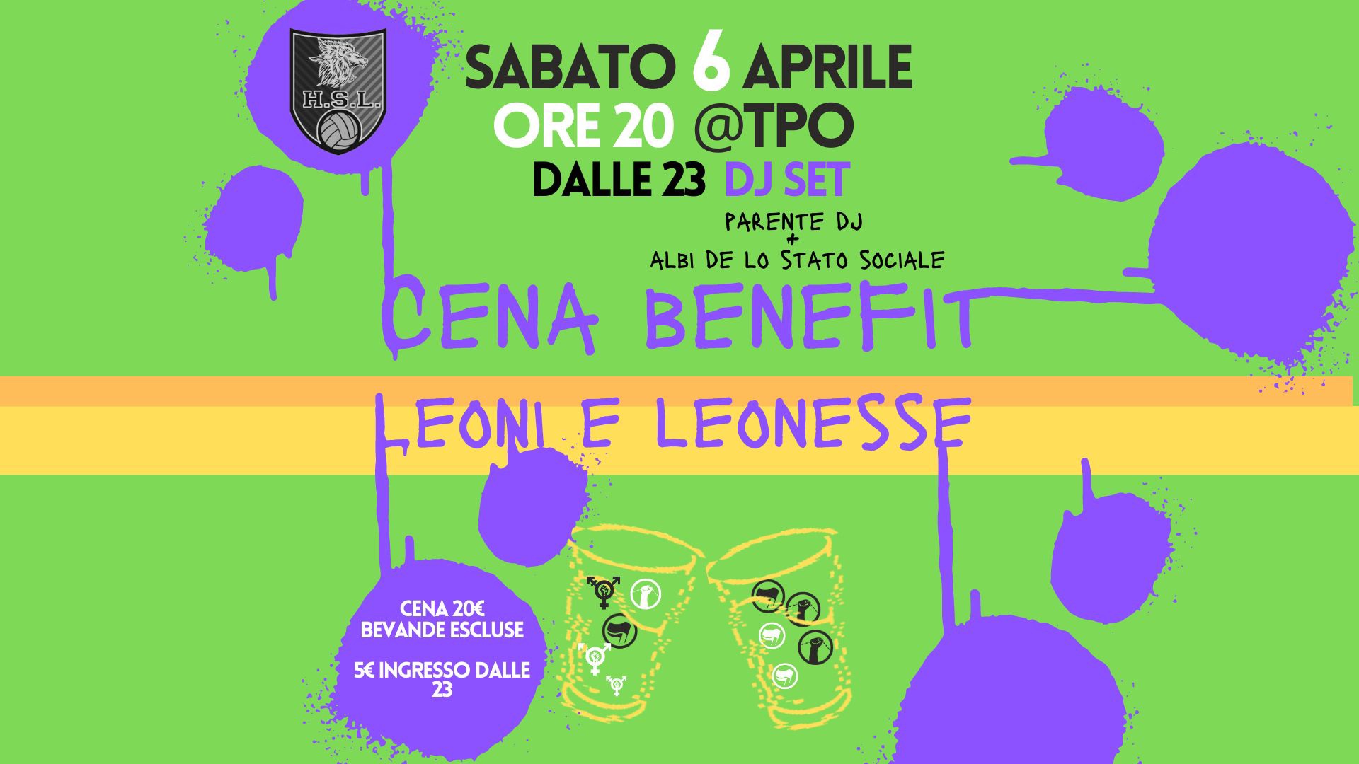 Cena benefit di primavera - Polisportiva HSL