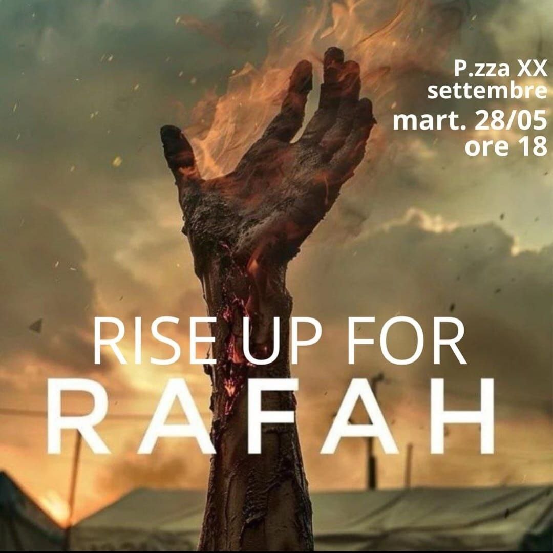 Al momento stai visualizzando Rise up for Rafah – mobilitazione a Bologna