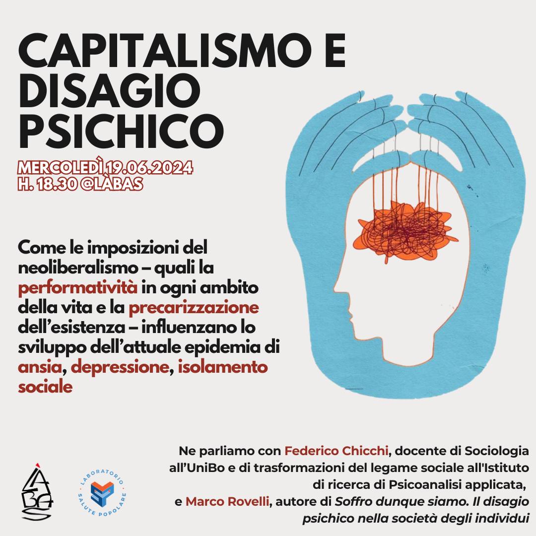Capitalismo e disagio psichico - dibattito a Làbas