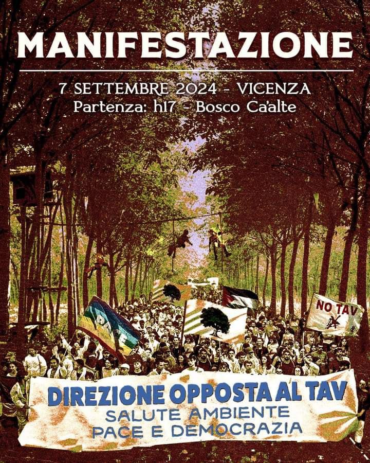 Al momento stai visualizzando In direzione opposta al TAV – manifestazione a Vicenza