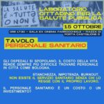 Tavolo personale sanitario