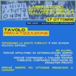 Tavolo privatizzazione