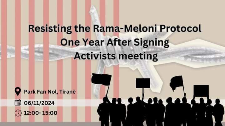 Resisting the Rama-Meloni Protocol - Activists meeting