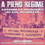 A pieno regime - Assemblea nazionale no DdL Sicurezza