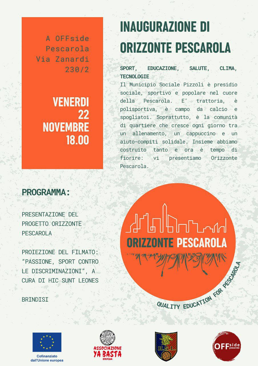 Inaugurazione di Orizzonte Pescarola