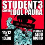 Preconcentramento studentesco per la manifestazione nazionale contro il DdL Paura