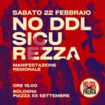 Manifestazione regionale contro il DdL Sicurezza