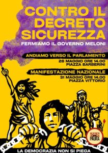 Scopri di più sull'articolo Contro il Decreto Sicurezza – Fermiamo il governo Meloni