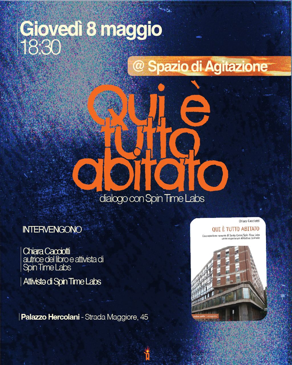 Presentazione "Qui è tutto abitato" e dialogo con SpinTime Labs