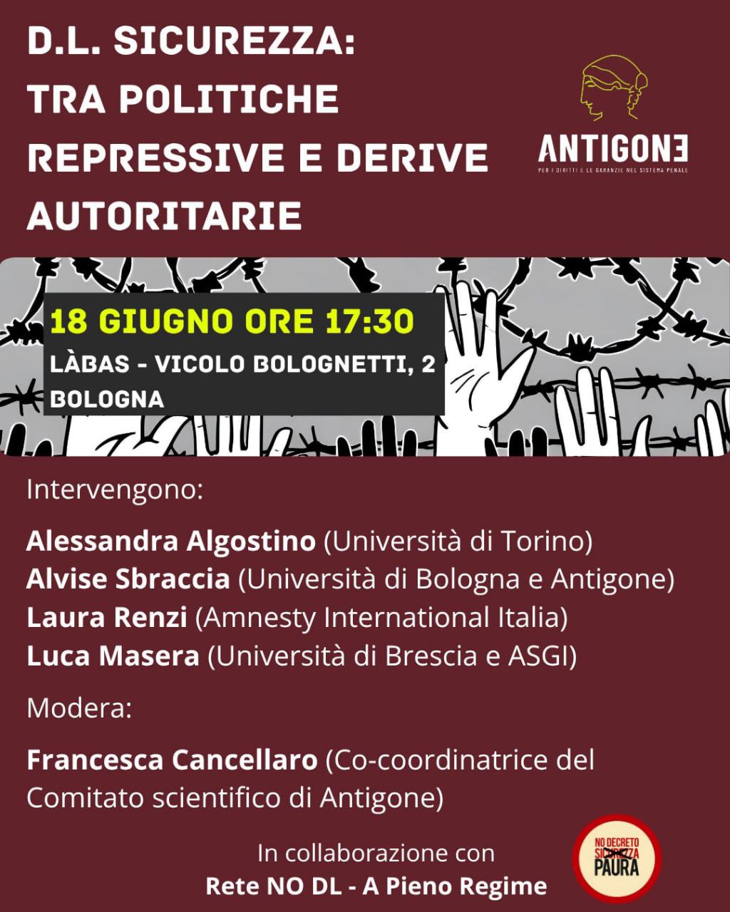 DL Sicurezza: tra politiche repressive e derive autoritarie