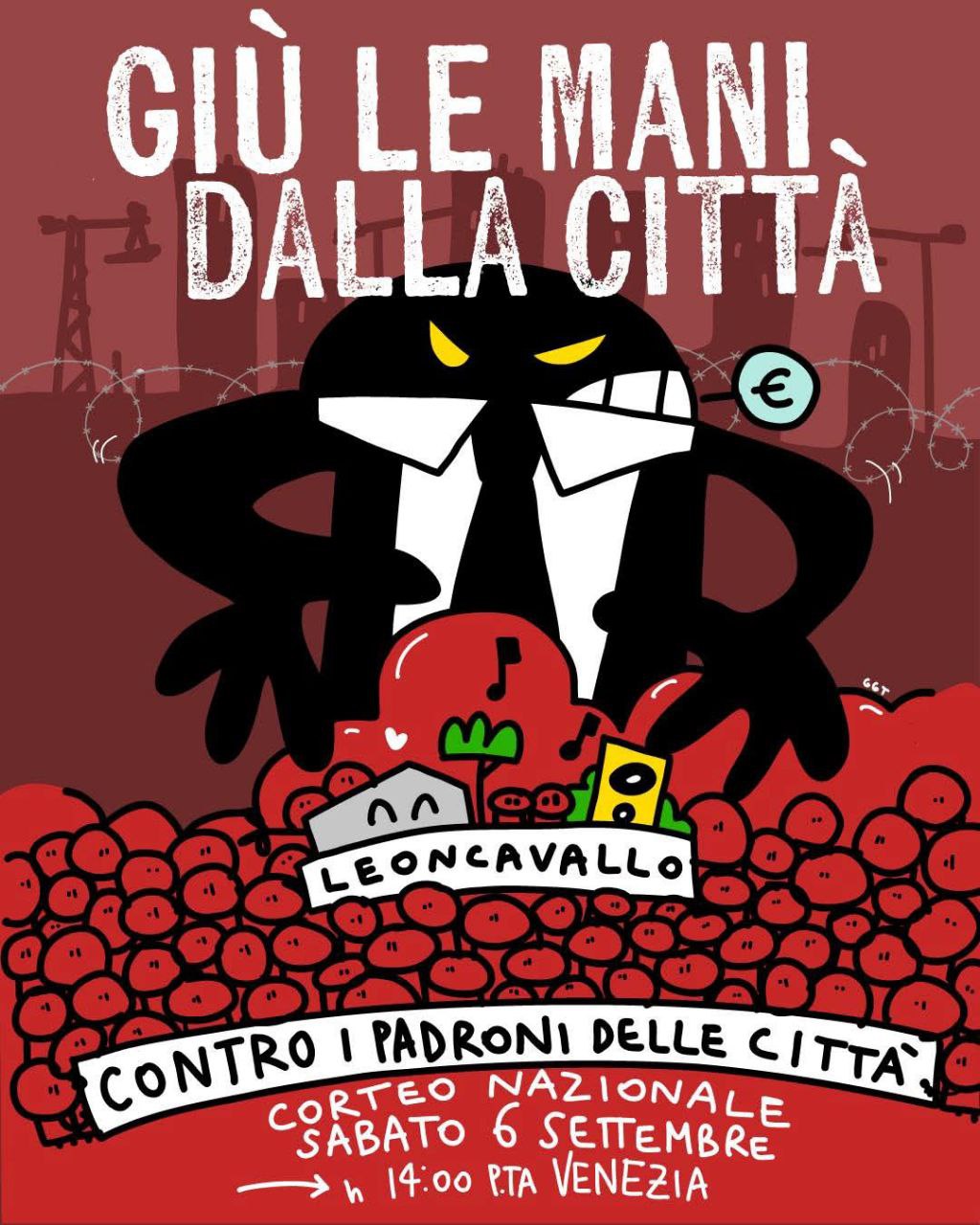 Giù le mani dalla città - Corteo nazionale a Milano