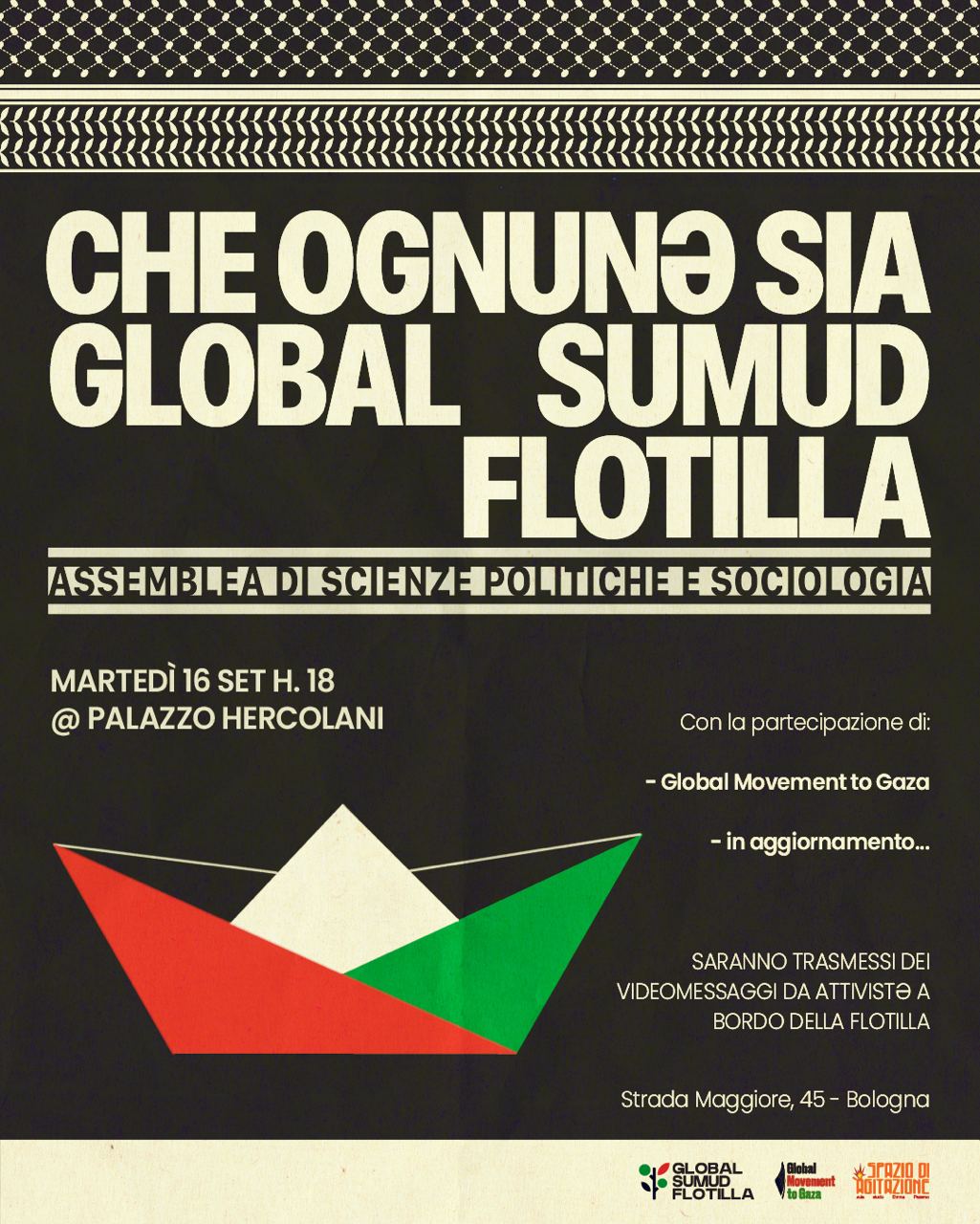 Scopri di più sull'articolo Che ognunə sia Global Sumud Flotilla