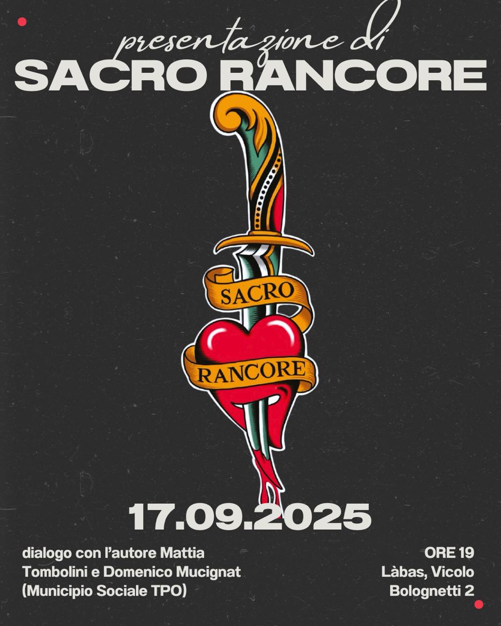Presentazione di Sacro Rancore - Làbas