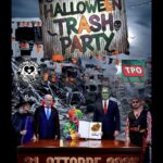 Halloween trash party