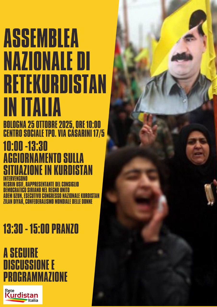 Assemblea nazionale di Rete Kurdistan Italia