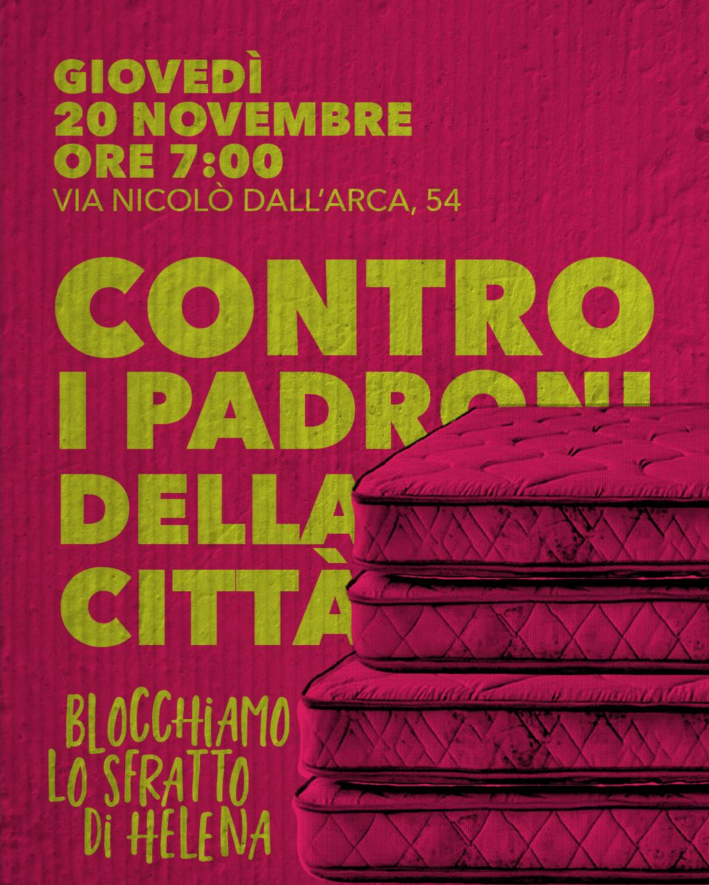 Blocchiamo lo sfratto di Helena!