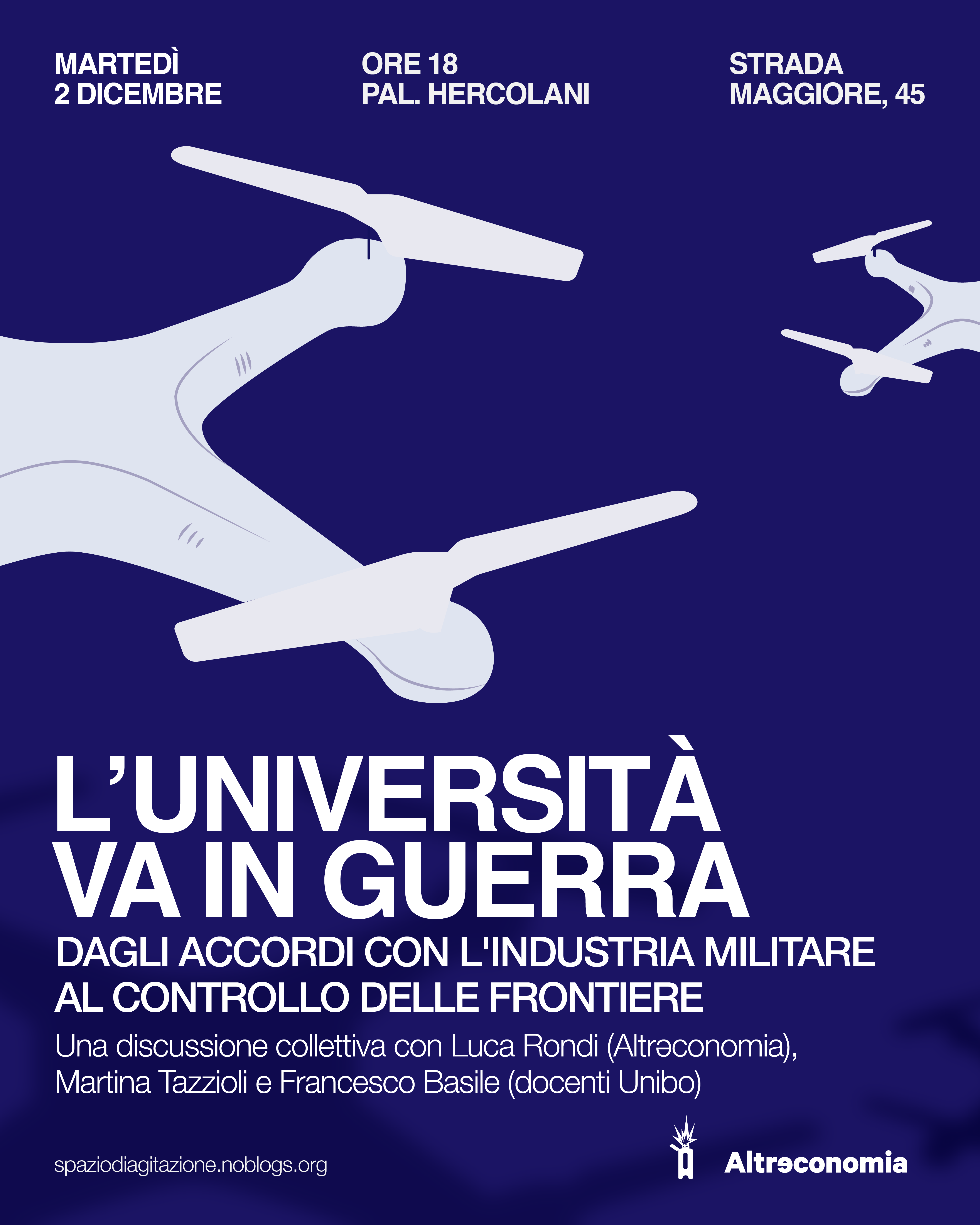L'Università va in guerra: dagli accordi con l'industria militare al controllo delle frontiere