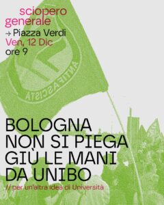 Scopri di più sull'articolo Bologna non si piega. Giù le mani da Unibo!