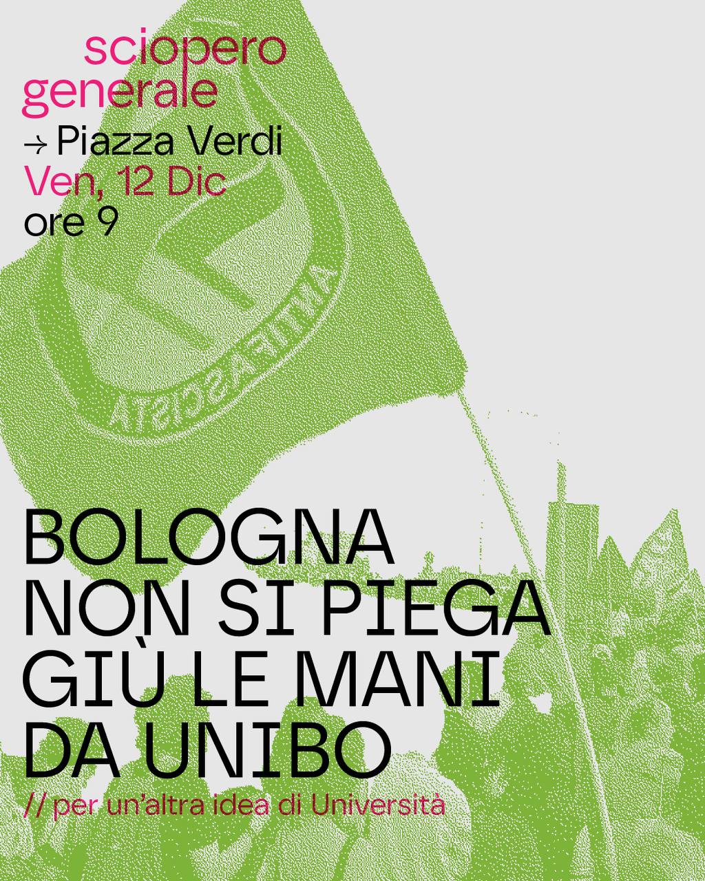 Bologna non si piega. Giù le mani da Unibo!