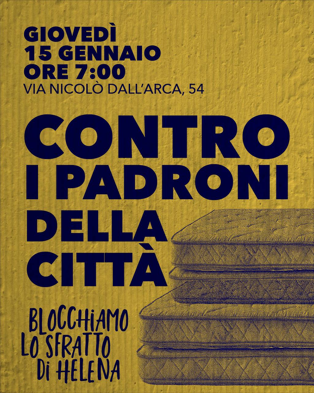 Blocchiamo lo sfratto di Helena