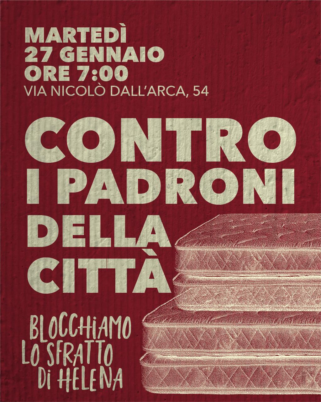 Blocchiamo lo sfratto di Helena!