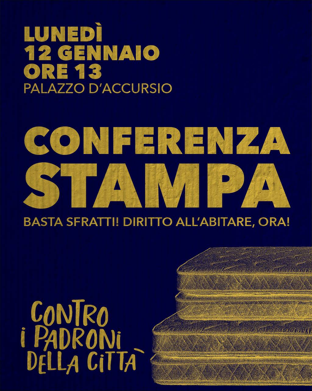 Basta sfratti. Diritto all'abitare, ora!