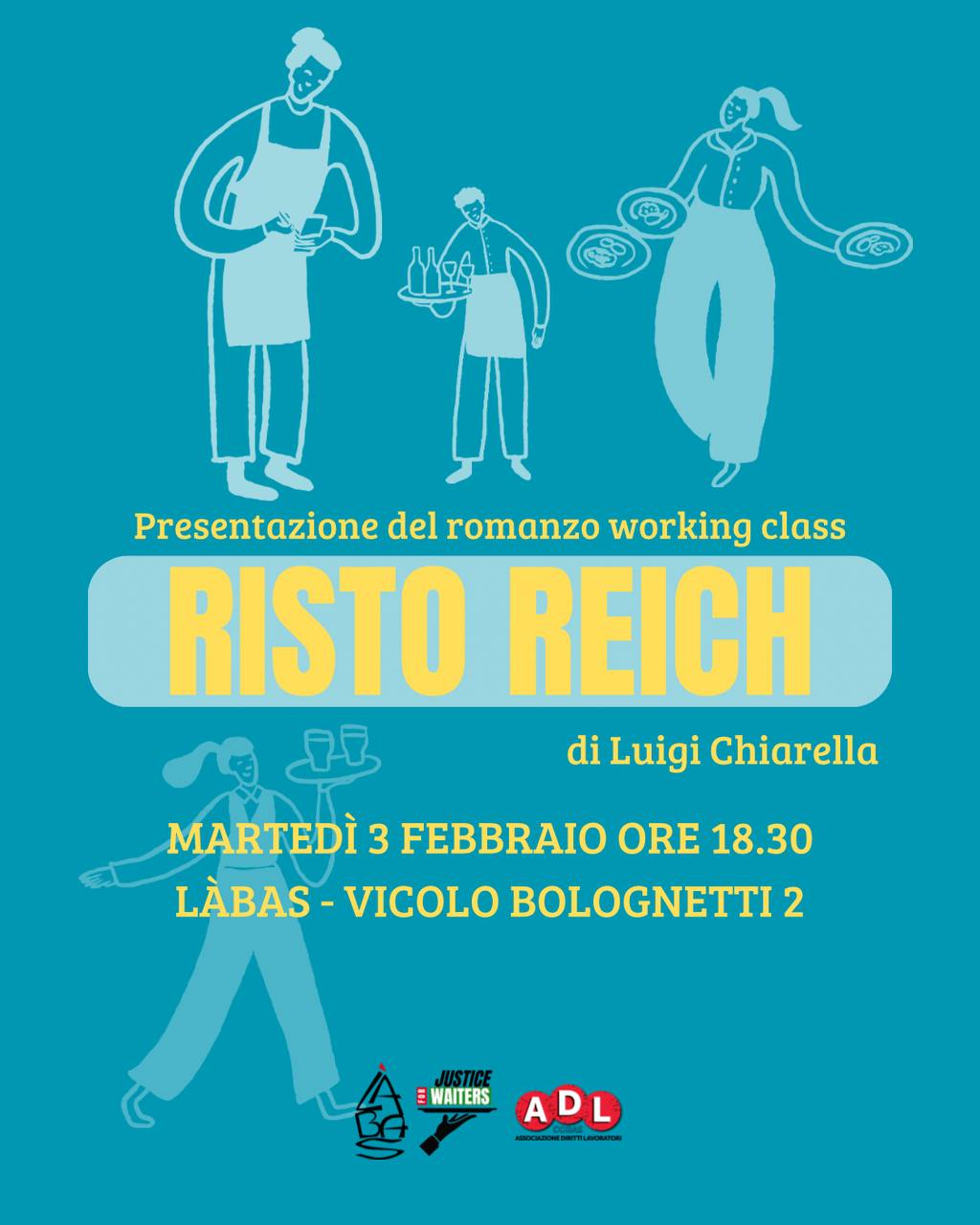 Presentazione del romanzo working class "Risto Reich"