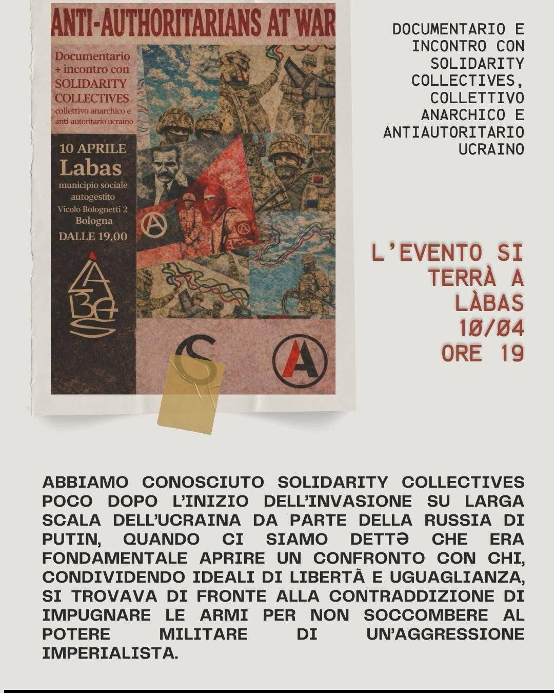 Anti-authoritarians at war