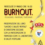 Burnout. Presentazione del libro "Lavoro e salute mentale"