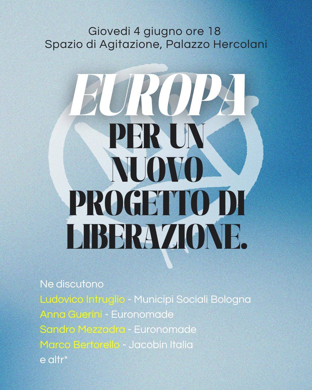 Europa. Per un nuovo progetto di liberazione