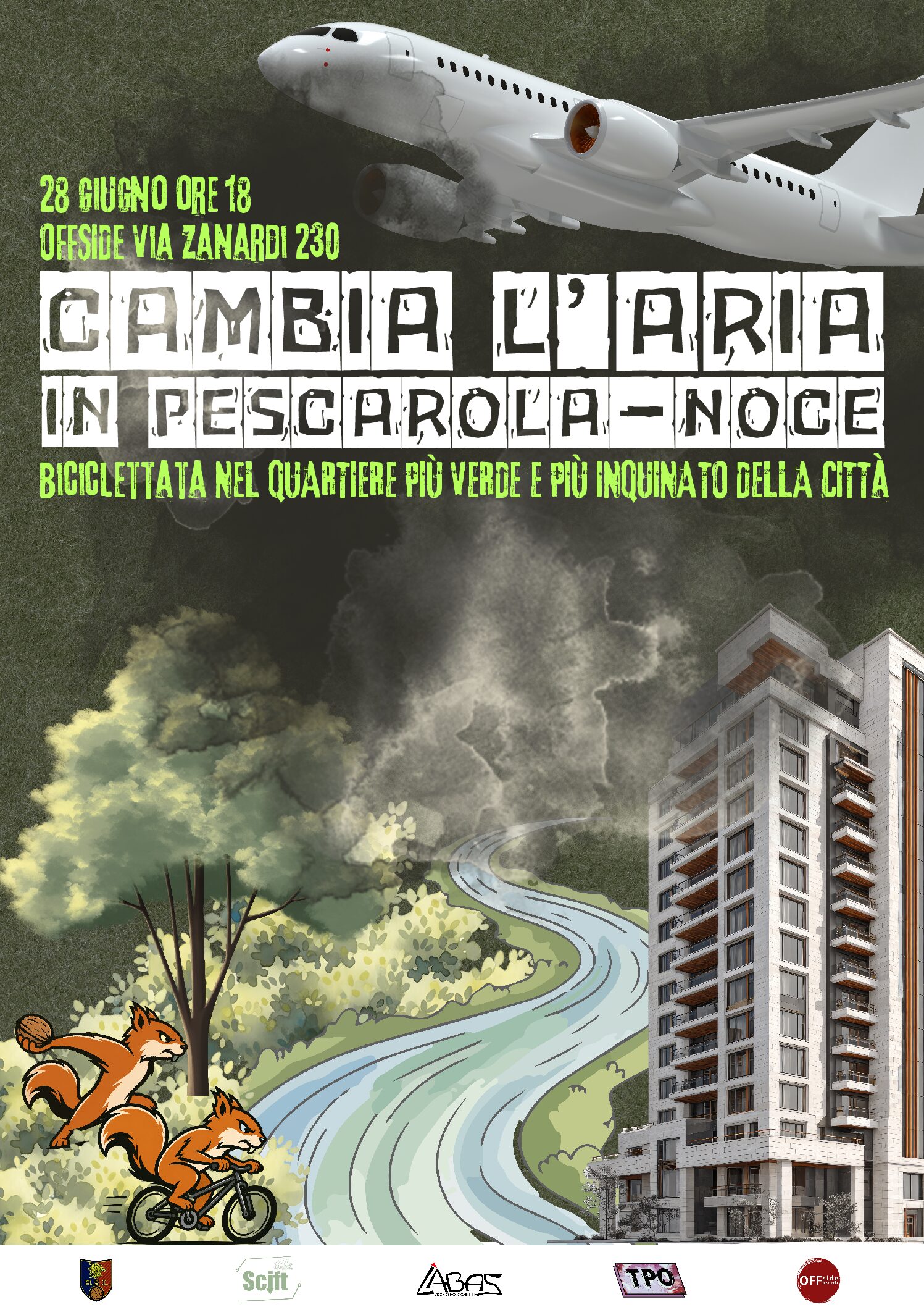 Scopri di più sull'articolo Biciclettata nel quartiere più verde e più inquinato della città