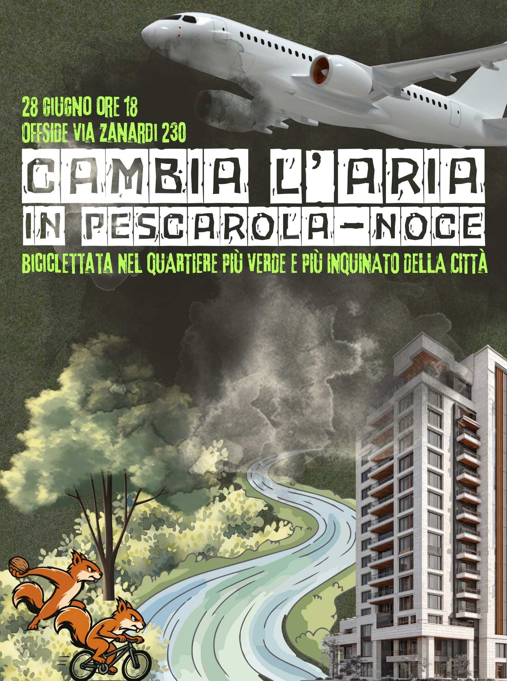 Scopri di più sull'articolo Biciclettata nel quartiere più verde e più inquinato della città