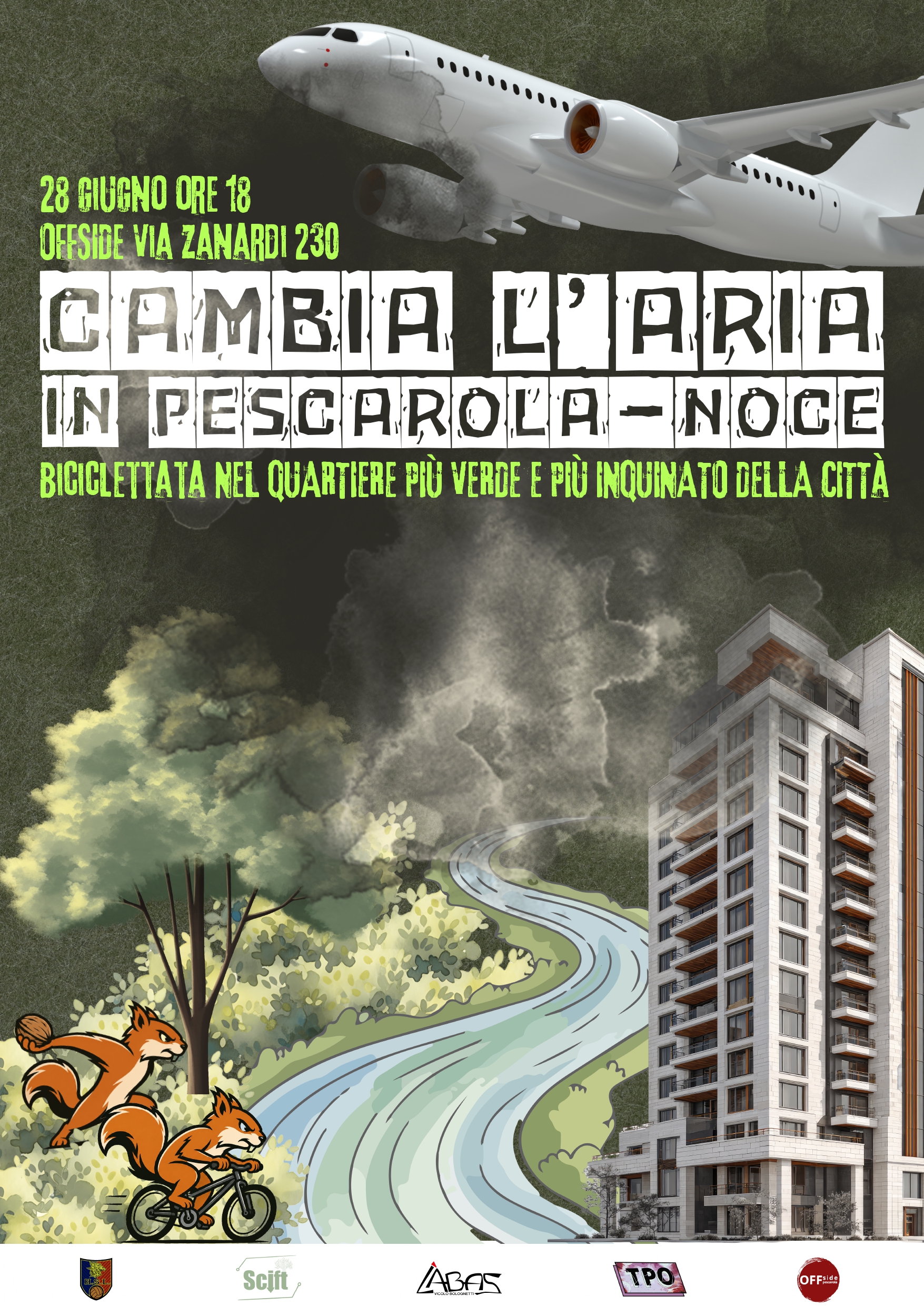 Scopri di più sull'articolo Biciclettata nel quartiere più verde e più inquinato della città